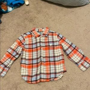 Plaid flannel button down